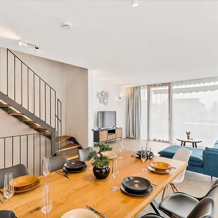 بيت للعطل Penthouse Panorama Deluxe - Seesicht - Bbq - Tischkicker - Paradise - Loft Premium *